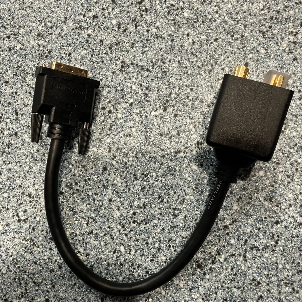 StarTech.com 1ft DVI Splitter Cable - M/F DVI-D to 2x DVI-D Dual Video Splitter